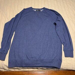 Men's Blue Milworks French Terry Cloth Sweatshirt, XL